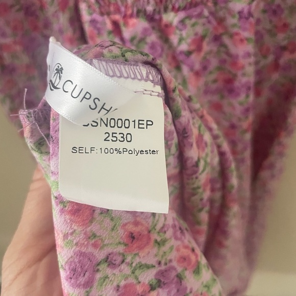 NWT Cupshe floral dress-small - Picture 4 of 5
